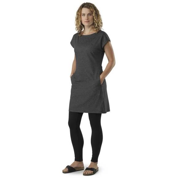 Arc’teryx Gray Heather Serinda Sporty T-Shirt Dress Size Medium - Picture 1 of 8